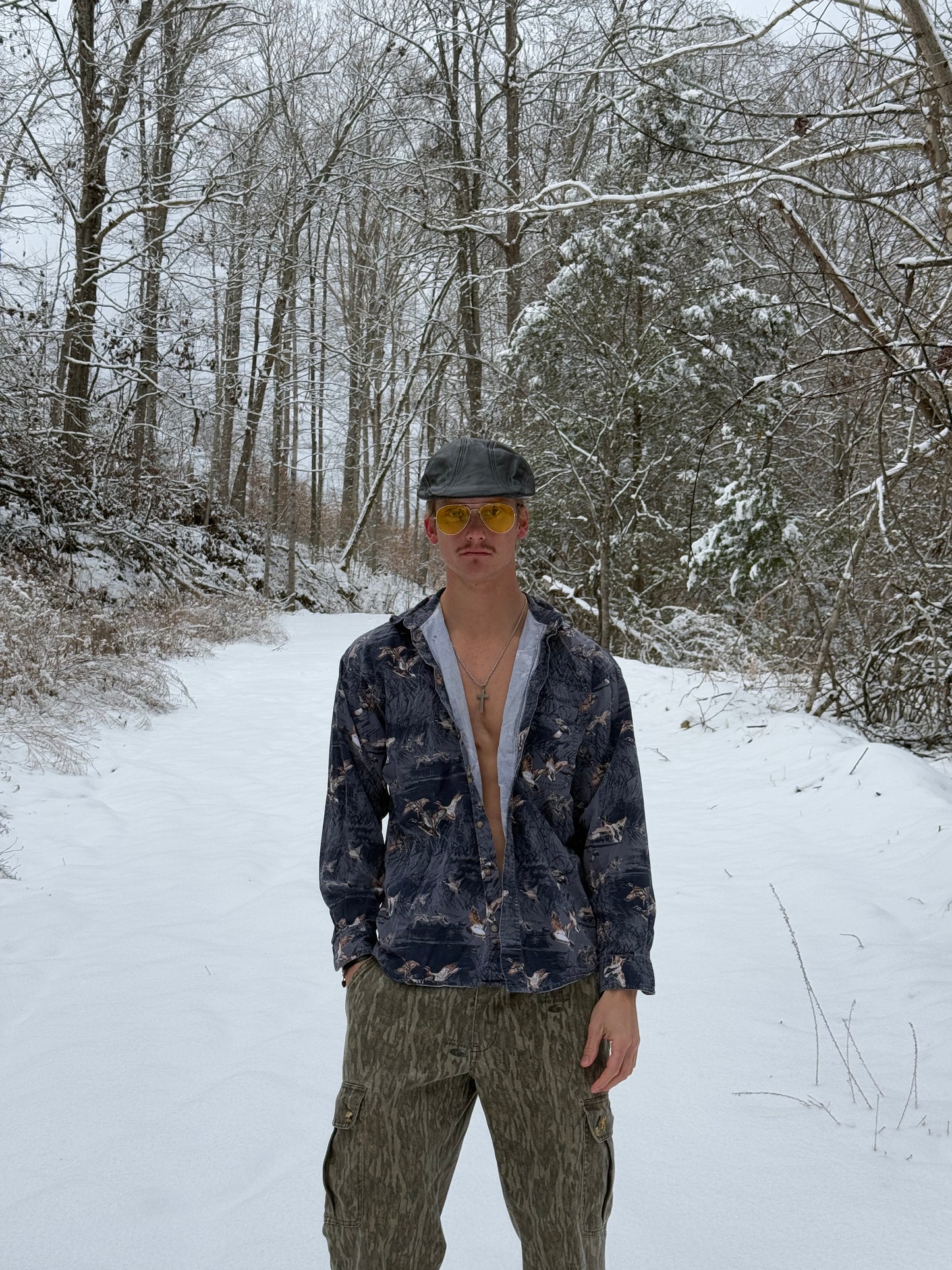 VINTAGE DUCK BUTTON UP